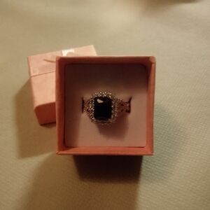 Faux Black Onyx Ring